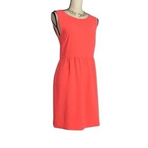 J.Crew Coral Pink Sleeveless Fit and Flare Summer Dress Size XXS